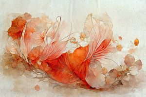 Orange Dry Flowers