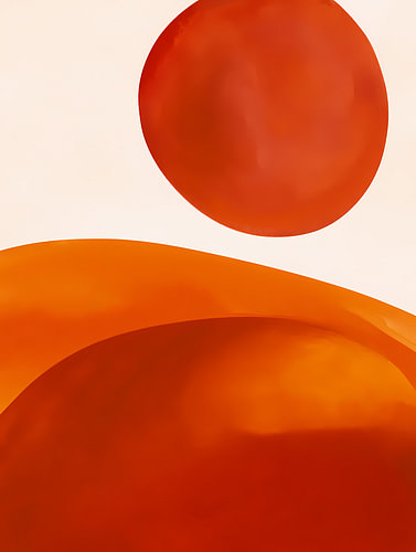 Autumn Abstract in Warm Tones