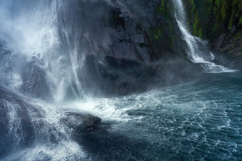 Stirling Falls im Milford Sound (Neuseeland) von Niko Kersting