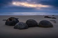 Sunset @ Moeraki Boulders, New Zealand