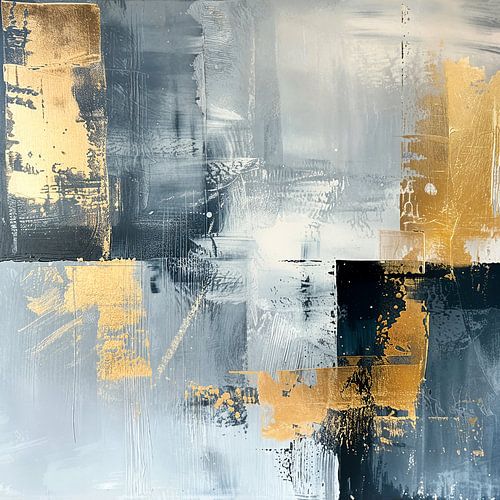 Métallique abstrait | Métallique brossé