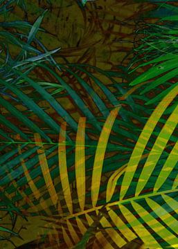 TROPICAL GREENERY LEAVES no6 by Pia Schneider