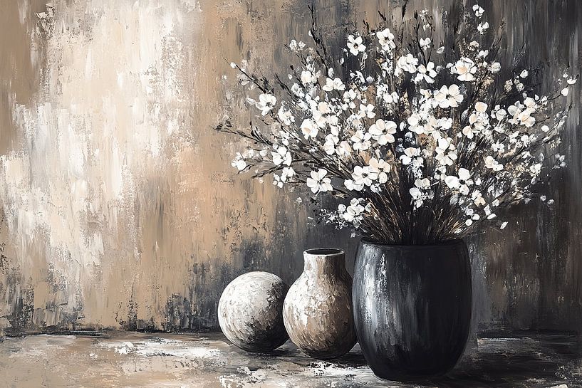 Schilderij bloem van ARTEO Schilderijen