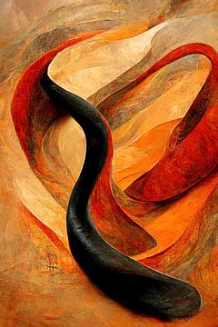 Autumn - go with the flow van Gisela - Art for you