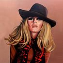 Brigitte Bardot Painting by Paul Meijering thumbnail