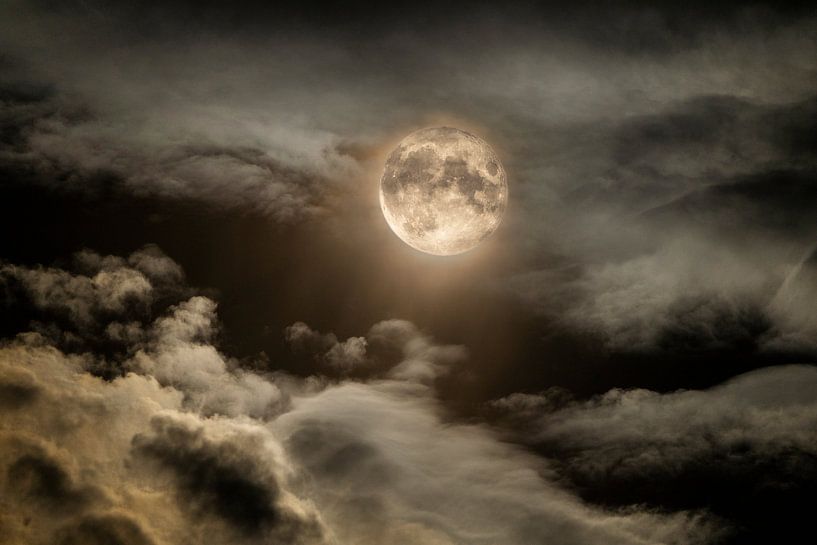 Volle maan van Stephan Zaun
