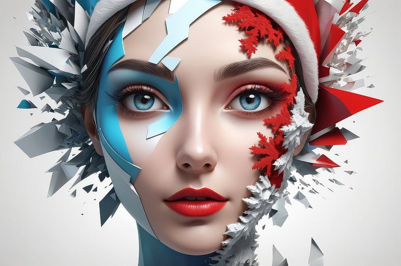 kerstman vrouwen van hisam colours