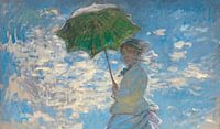 Frau mit Sonnenschirm (Ausschnitt), Claude Monet von Details der Meister Miniaturansicht