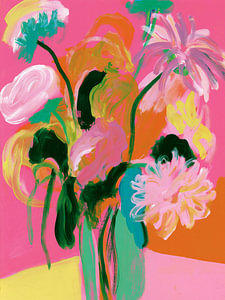 Ausdrucksstarker Frühlingsstrauß