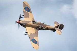 De Hawker Hurricane van de Royal Air Force