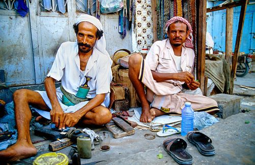 Jeminitische mannen - analoge fotografie!