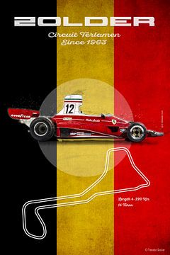 Zolder Vintage Ferrari 312T sur Theodor Decker