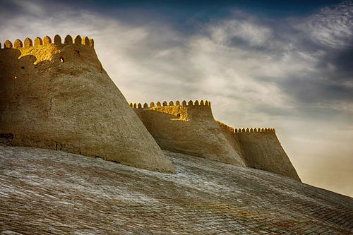 Khiva Ouzbékistan au lever du soleil