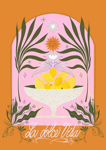 La Dolce Vita Lemons Terracotta