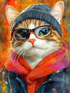Hipster Cat 3