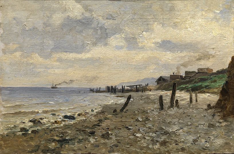Carlos de Haes-Zeezijde de Villerville, Paysage antique par finemasterpiece