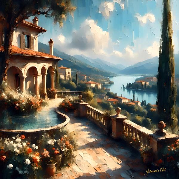 Manoir italien romantique 4 par Johannas Art Creations