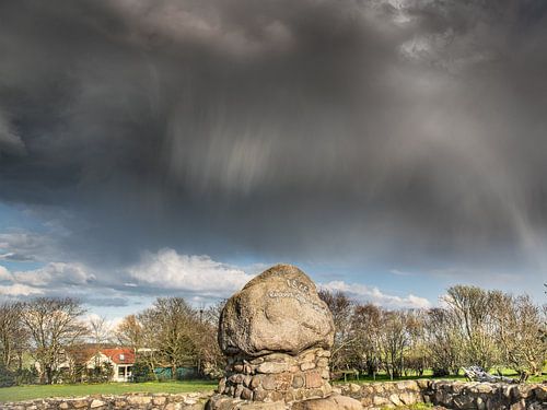 Gedenksteen Slag bij Warns in Zuid-West Friesland