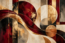 Burgundy Elegance – Ein Zusammenspiel aus Rot und Gold von Diederik De Mezel