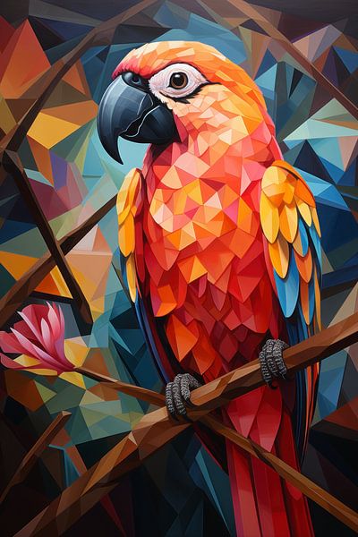 L'art avec des ailes : le perroquet comme source d'inspiration par New Future Art Gallery