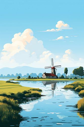 Paysage néerlandais