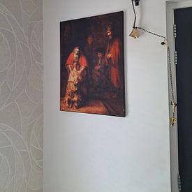 Klantfoto: Terugkeer van de Verloren Zoon, Rembrandt van Rijn, als ArtFrame