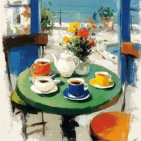 Kaffeecke | Coffee Vibes von OMG Art