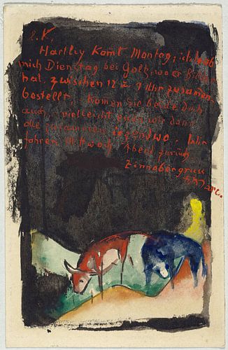 Vermilion (1913) by Franz Marc