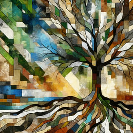 The Tree of Life as a link between heaven and earth