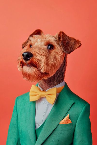 Airedale Terrier by Poster Art Shop