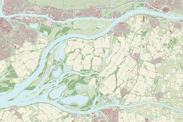 Map of Werkendam