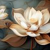 Lotusblumen Abstrakt von Jacky