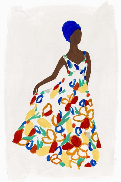 Floral Fashion I, Isabelle Z  van PI Creative Art