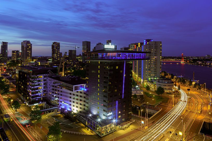 Skyline van Rotterdam van Roy Poots