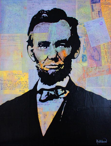 President Abraham Lincoln van Kathleen Artist Fine Art