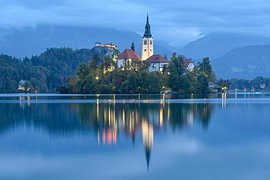 The Blue Hour at Lake Bled – Slovenia’s fairytale island church by Rolf Schnepp