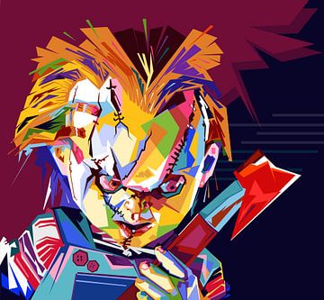 Chucky pop art van GhostArt