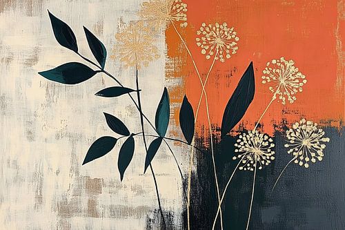 Floral art | Bold Silhouettes Against Dawn