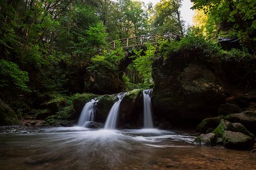 De Schiessentümpel in Mullerthal in Luxemburg