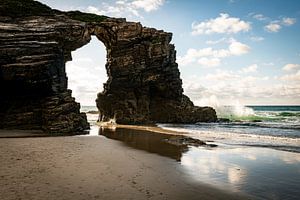 Playa de las Cathedrales in Galizien, Spanien