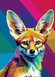 Fennec Fox Pop Art