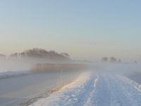 Sneeuw en mist