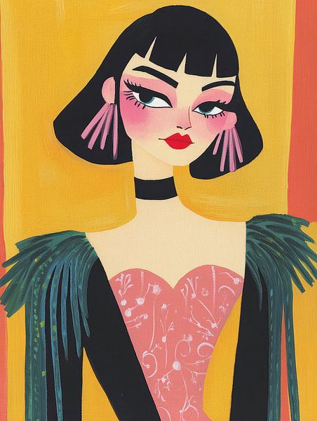 Femme burlesque par Franka Poulain