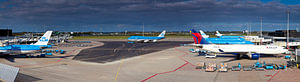Panorama des Flughafens Schiphol