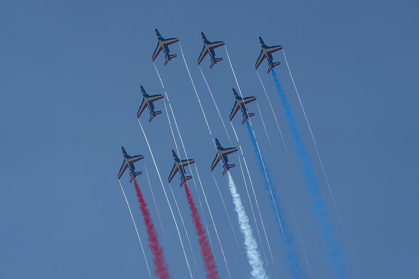 The Patrouille de France 2021. by Jaap van den Berg