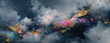 Nebula Splendor van Abstract Schilderij