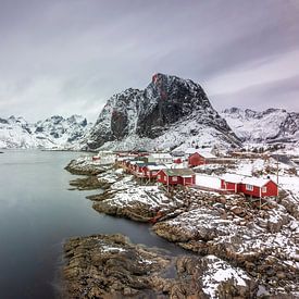 Winter Landscape in Hamnøy by Frank Laurens