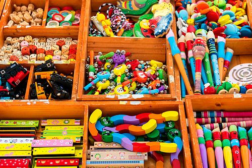colourful market stall