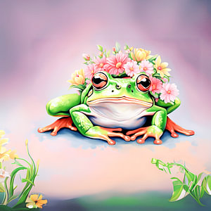 Malerei Frosch