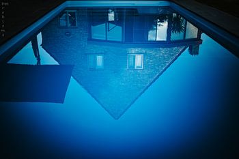 Poolhouse en miroir